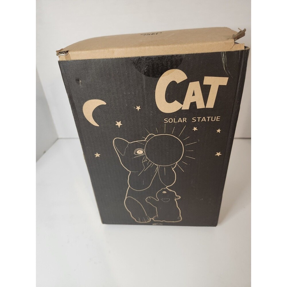 Solar Cat And Kitten Lawn Light